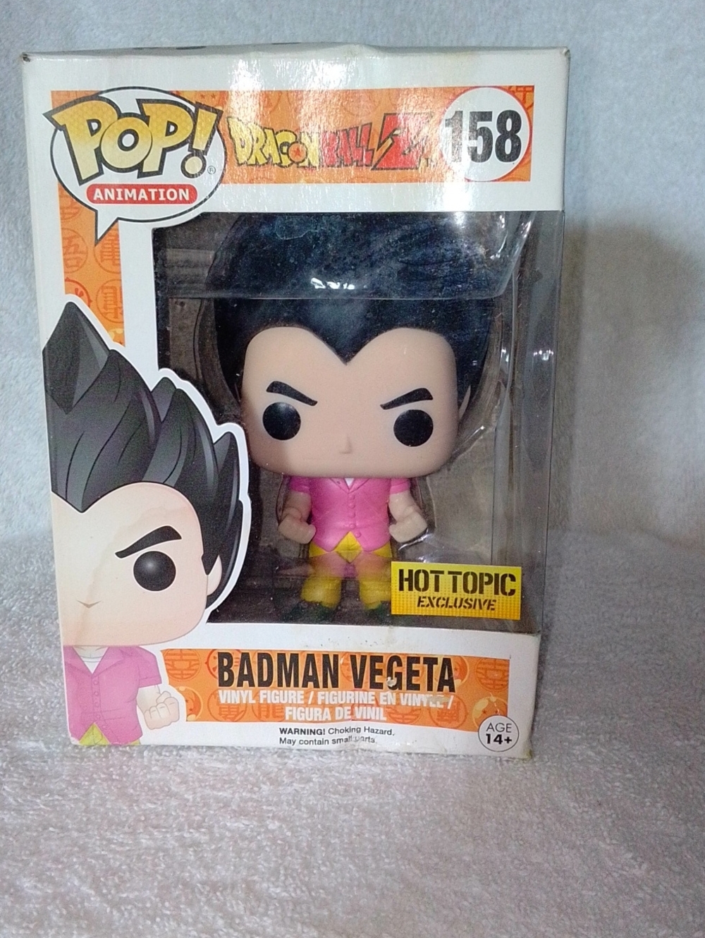 Funko Badman Vegeta Figure - Pink and Yellow Outfit-VAULTED!